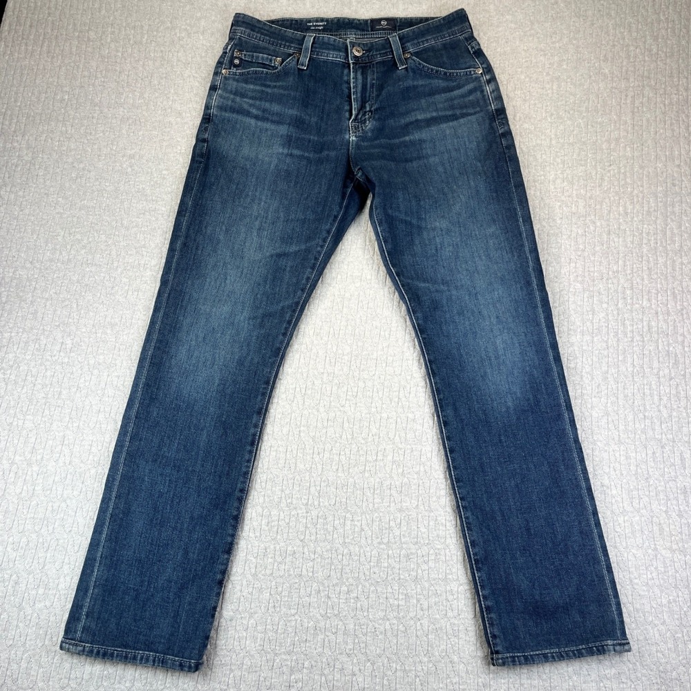 AG Adriano Goldschmied The Everett Slim Straight Jeans Mens 29x34(29) Blue